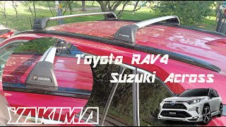 Yakima  Whispbar  Prorack roof rack installation Toyota RAV4 [upl. by Nhar]