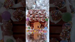 I Made A KIT KAT HOUSE  chocolate candy asmr amsrsounds christmas satisfying shorts fun [upl. by Dranal]