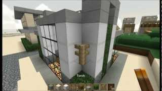 Minecraft  Lets Build  8x8 Modern House [upl. by Susie]