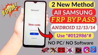 All Samsung 2024 FRP Bypass Code  Android 1213  Remove Google Account  No TalkBack  No Adb Fail [upl. by Ardnazil120]