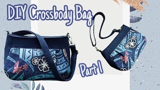 Part 1 DIY Cara Membuat Pola TasCrossbody Bag Pattern [upl. by Shay984]