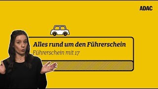 Führerschein mit 17  Das müsst ihr wissen  ADAC [upl. by Averi]