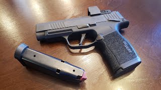 Sig P365XL  New Model Slide Manual Safety  Romeo Zero Red Dot  Mag Guts 2 [upl. by Suoicerp]