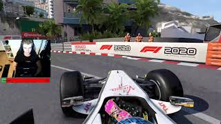 F1 2020 World Record Monaco But With One Hand [upl. by Fesuy101]