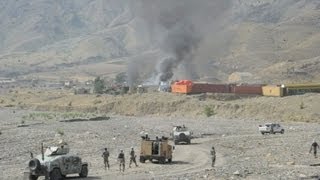 Afghan Taliban attack US base near Pakistan border officials [upl. by Aenel]