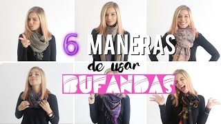 6 Maneras de Usar una Bufanda Pashmina [upl. by Aiht284]