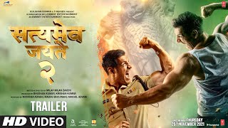 Satyameva Jayate 2 OFFICIAL TRAILER John Abraham Divya Khosla Kumar  Milap Zaveri  Bhushan K [upl. by Nalliuq]