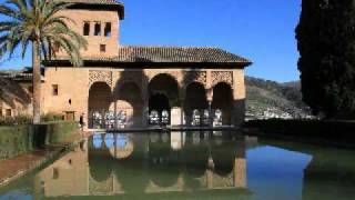 The Alhambra Granada with Classical Guitarmp4 [upl. by Eibbed]