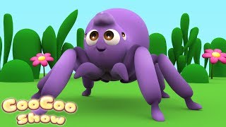 Itsy Bitsy Spider Song Video with Lyrics For Kids  Incy Wincy Spider Video Song  CooCoo Show [upl. by Ahsinra]