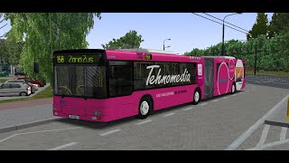 OMSI 2  Projekt Lublin Map 31  Line 158  MAN Citybus Series NG313  Repaint Tehnomedia [upl. by Aicilehp270]