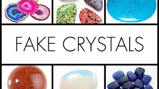 Fake Crystals  Opalite Blue Howlite Goldstone and more [upl. by Aleak]