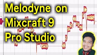 Melodyne on Mixcraft 9 Pro Studio [upl. by Schoenburg979]