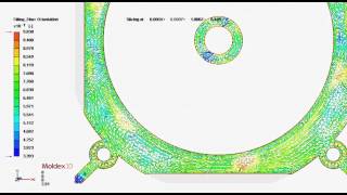 Moldex3D Fiber Orientation Simulation [upl. by Teplica107]