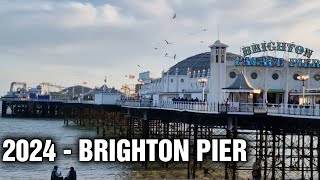 BRIGHTON PIER 2024 Walking Through [upl. by Fauch]