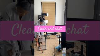 Cleaning up after filming beauty videos  influencer life cleanwithme contentcreatorlife [upl. by Marentic]