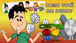 Como você sai dessa Desafio em desenho animado com os Sapo Brothers Caverna do Dragão dementador [upl. by Aldus729]