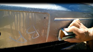 Sanding and Spraying a Car Bumper DIY [upl. by Leclair]