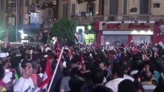 التحرير  لحظة الإستماع لبيان السيسى Tahrir  Morsy Impeachment [upl. by Shields949]