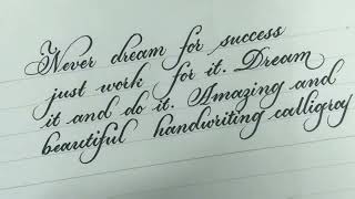 creative calligraphy writing  artistic writing with calligraphy pen [upl. by Juliane]