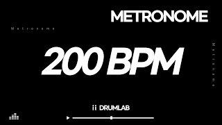 메트로놈 200 BPM  Metronome [upl. by Rubia]