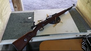 Mauser 98K Yougoslave au stand 50m pour essai [upl. by Deeas]