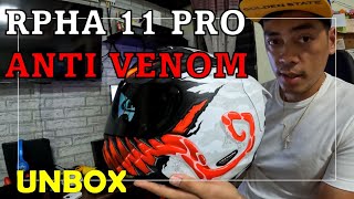 HJC RPHA11 PRO ANTI VENOM MARVEL SPECIAL EDITION [upl. by Retnuh]