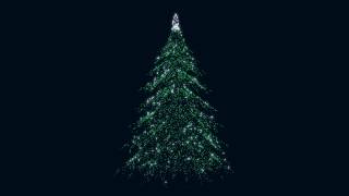 Free HD Christmas New Year Tree 3d loop animation [upl. by Jackie]