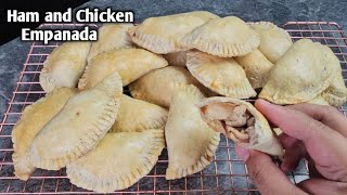 Ham and Chicken Empanada Madiskarteng Nanay by mhechoice [upl. by Karissa]