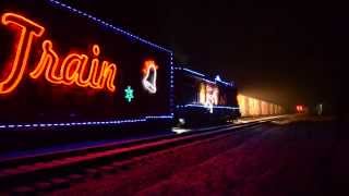 CP Holiday Train Departing Delanson NY 11272013 [upl. by Atoiganap130]