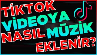 TikTok videolarına dışarıdan müzik eklemek [upl. by Monia55]