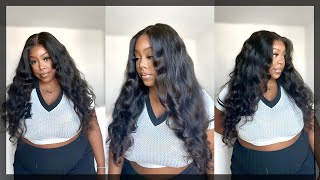 Reviewing the UNICE Hair Bye Bye Knots Wig 👏🏾🖤  Viral Tik Tok Ready to wear Glueless Wig [upl. by West]