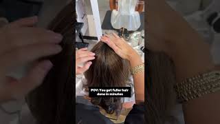 POV Instant Glam in MINUTES with WIGI Hair Toppers 💁‍♀️✨ [upl. by Elac]