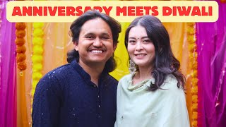 Anniversary Meets Diwali  House Party  Anil and Maya [upl. by Leahcimrej]