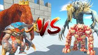 KING RANTHORN MAMMOTH ALIENS amp PREHISTORIC ANIMALS VS KING SCOURGE amp INFERNALS [upl. by Feodora]