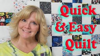 Quick and Easy Quilt Checkerboard using the webbing method [upl. by Bello466]