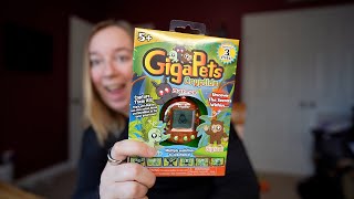 Unboxing GigaPets Cryptids Bigfoot Nessie and Mothman Gameplay Review [upl. by Prentice]