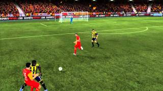 FIFA 12  Johan Elmander Galatasaray  Fenerbahçe Maçı [upl. by Garry293]