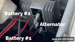 Dual Battery Isolator installation [upl. by Frasco]