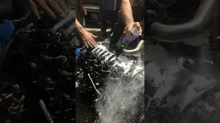 Engine Cleaning by Degreaser [upl. by Anital]