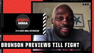 Derek Brunson Finishing Darren Till puts me in ‘prime’ position for title shot  ESPN MMA [upl. by Feinleib]