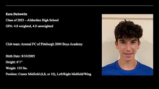 Ezra Dubowitz Fall 2021 Highlight Video [upl. by Iva]