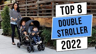 Best Double Strollers 2024  Top 8 Best Double Stroller  Reviews [upl. by Tterrej566]