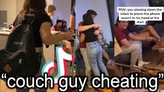 Couch Guy  Boyfriend Caught Cheating on Viral Tiktok [upl. by Dimah]