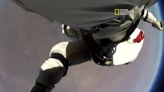 New Video  Felix Baumgartner Space Jump HQ [upl. by Akeylah178]