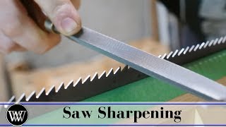 How to Sharpen a Hand Saw  Ripsaws [upl. by Nosyarg]