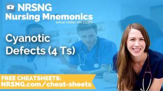 Cyanotic Defects 4 Ts Nursing Mnemonics Nursing School Study Tips [upl. by Elbert]