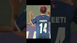 Preeti Rai Stunning goal vs Maldives ⚽ nepal saffchampionship womanfootball football sports [upl. by Powel]