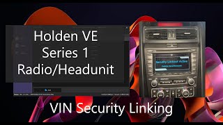 How to VIN Security Link a Holden VE Series 1 Radio [upl. by Ikilisav826]