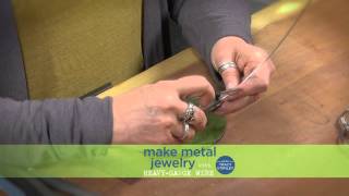 Kitchen Table Metalsmithing Make Metal Jewelry with Heavygauge Wire with Tracy Stanley [upl. by Nessy]