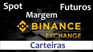 BINANCE Conta SPOT  MARGEM  FUTUROS entenda as diferenças [upl. by Notsgnik227]